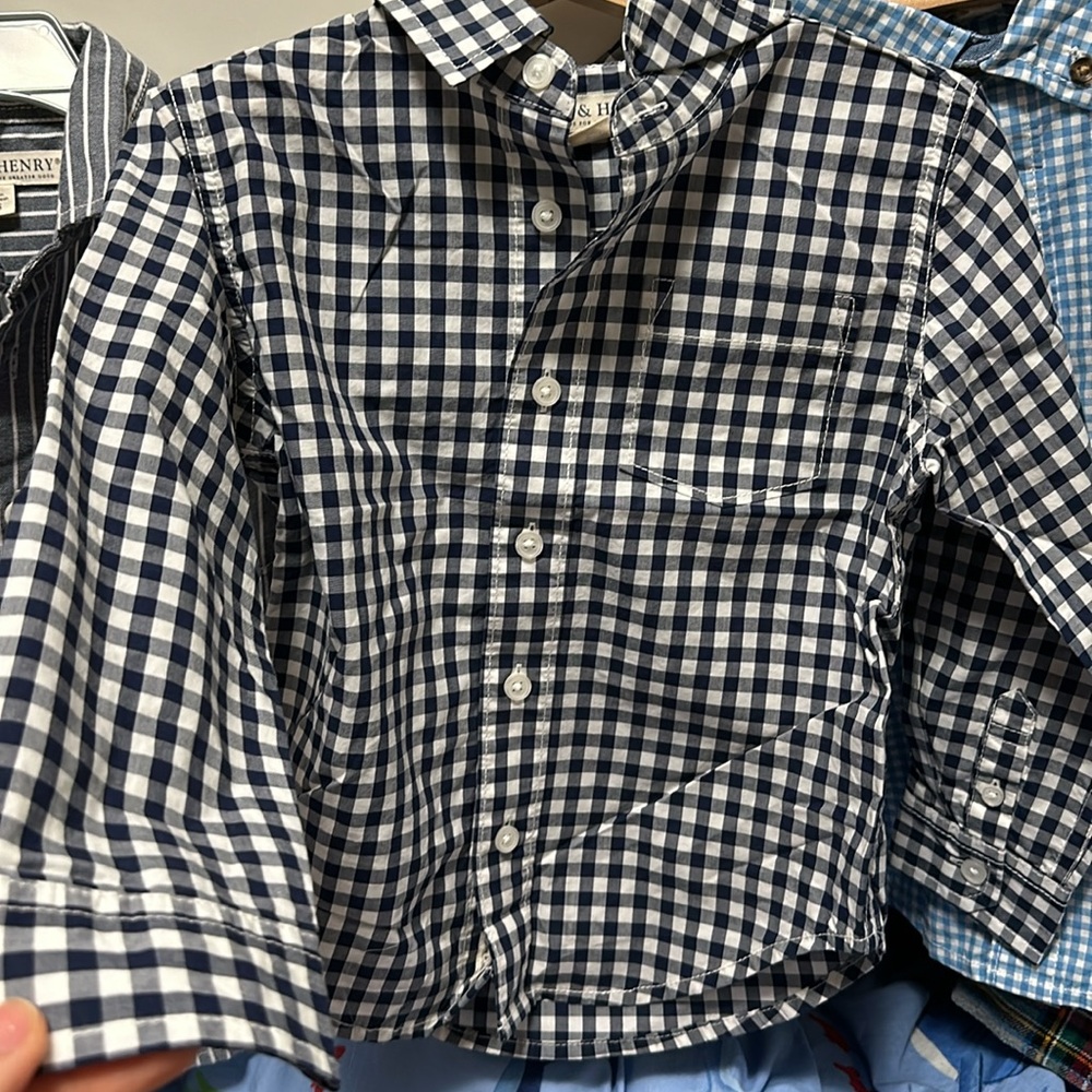 Bundle Kids Plaid and Checkered Shirts Set - Picture 7 of 11